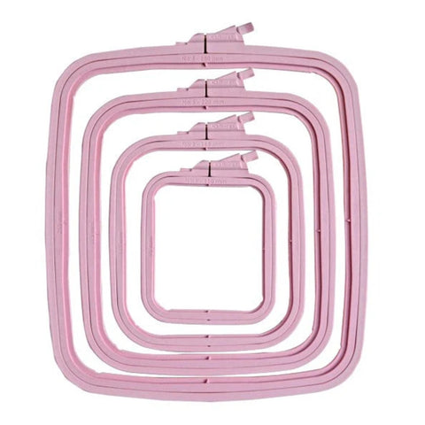 Plastic Embroidery Hoop Pink