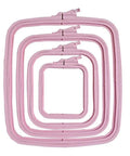 Plastic Embroidery Hoop Pink
