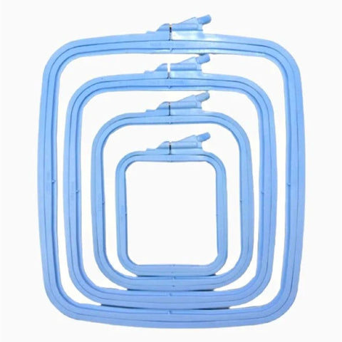 Plastic Embroidery Hoop Blue