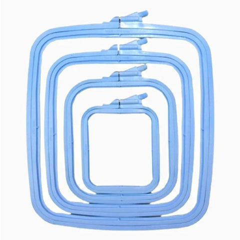 Plastic Embroidery Hoop Blue