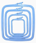 Plastic Embroidery Hoop Blue