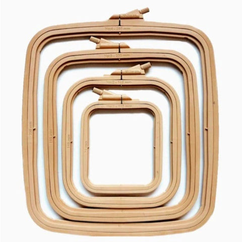 Plastic Embroidery Hoop Brown
