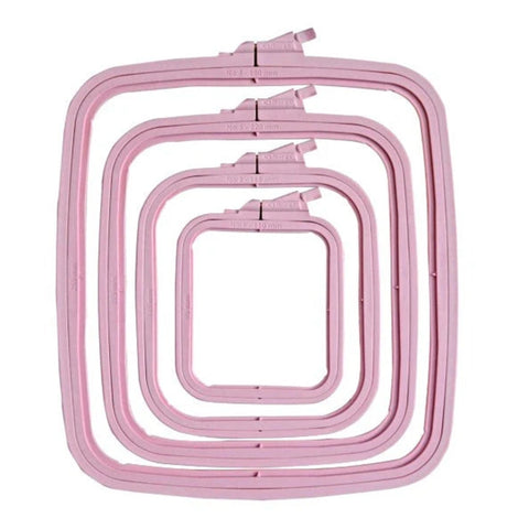 Plastic Embroidery Hoop Pink