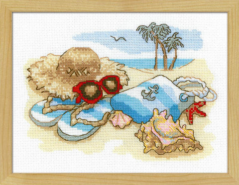 Holiday by the Sea cross stitch kit by RIOLIS Ref. no.: 1719