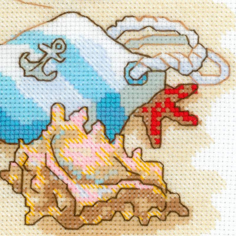 Holiday by the Sea cross stitch kit by RIOLIS Ref. no.: 1719