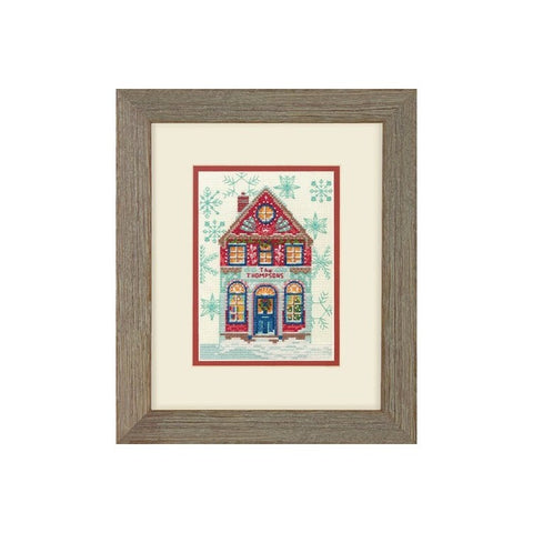 Holiday Home (12.7 x 17.7 cm) - Cross Stitch Kit by DIMENSIONS