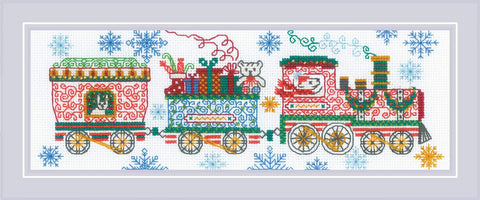 Holiday Train. Cross Stitch kit by RIOLIS Ref. no.: 2156