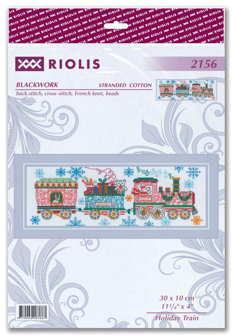 Holiday Train. Cross Stitch kit by RIOLIS Ref. no.: 2156