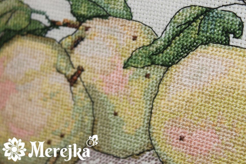 Honey Apples SK02 cross stitch kit by Merejka