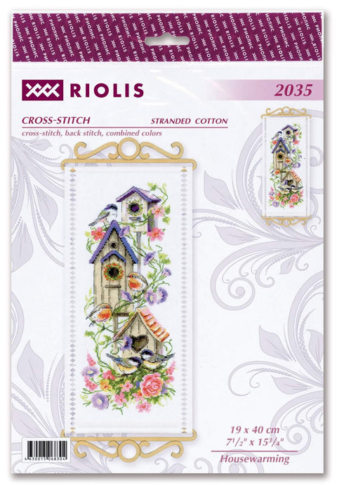 Housewarming. Cross Stitch kit by RIOLIS Ref. no.: 2035