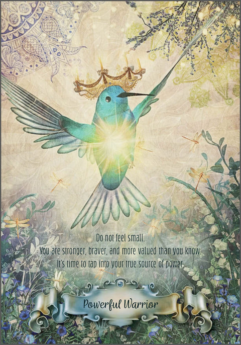 Hummingbird Wisdom Oracle Cards Schiffer Publishing