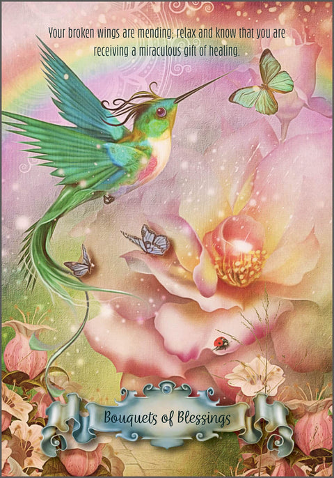 Hummingbird Wisdom Oracle Cards Schiffer Publishing