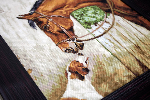 Hunter and Foxhound SB580 - Cross Stitch Kit