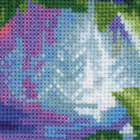 Hydrangea cross stitch kit by RIOLIS Ref. no.: 1696