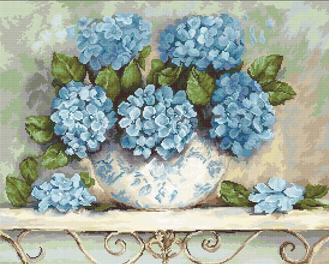 Hydrangeas SB2328 - Cross Stitch Kit