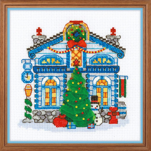 Ice Cabin - Cross Stitch Kit from RIOLIS Ref. no.:1662