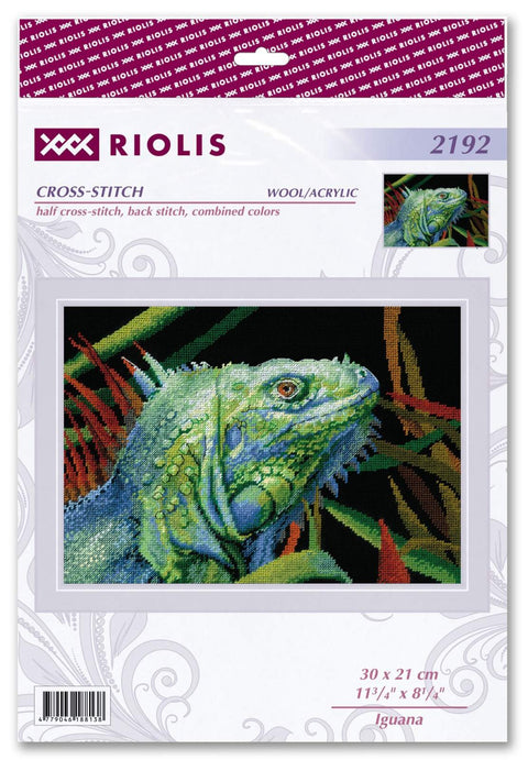 Iguana. Cross Stitch kit by RIOLIS Ref. no.: 2192