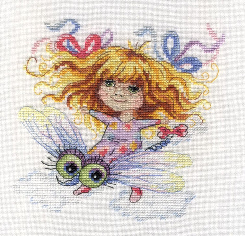 Imaginative World SNV-604 cross stitch kit by MP Studio