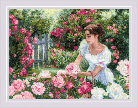 In the Garden. Cross Stitch kit by RIOLIS Ref. no.: 2115