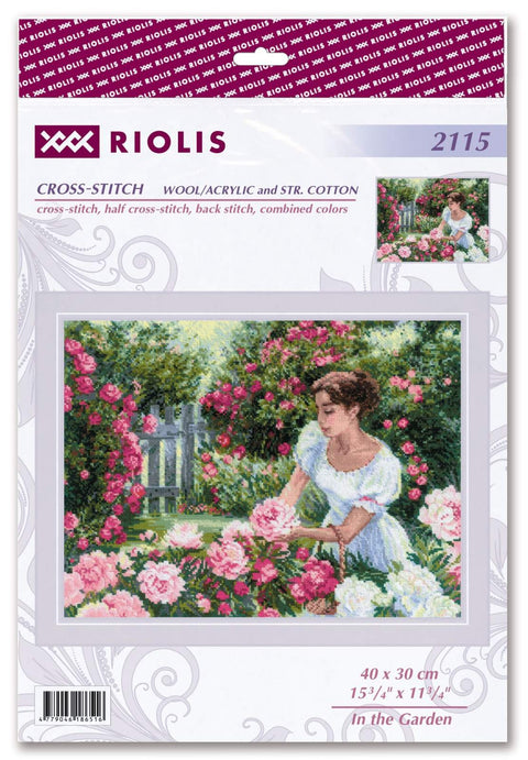 In the Garden. Cross Stitch kit by RIOLIS Ref. no.: 2115