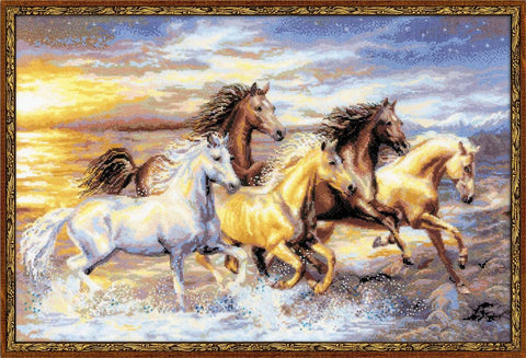 In the Sunset - Cross Stitch Kit from RIOLIS Ref. no.:100/038