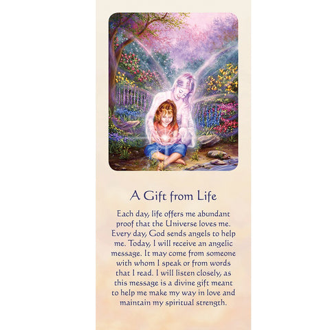 Inspirational cards Messages of Life Blue Angel