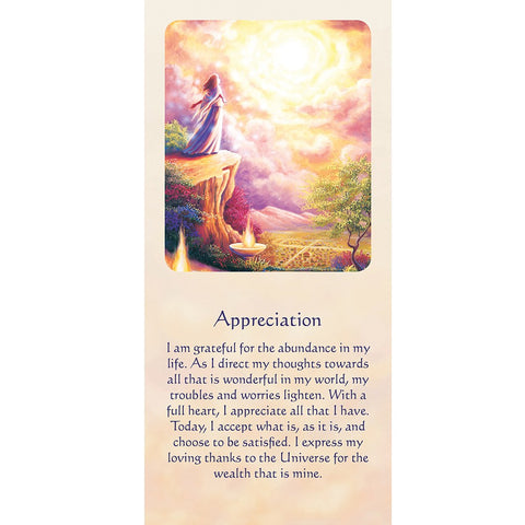 Inspirational cards Messages of Life Blue Angel