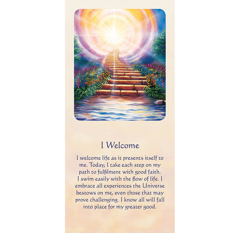 Inspirational cards Messages of Life Blue Angel