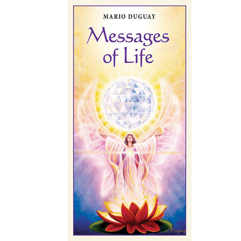 Inspirational cards Messages of Life Blue Angel