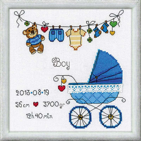 It's a Boy! - Cross Stitch Kit from RIOLIS Ref. no.:1418