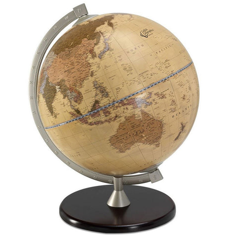 James Cook Globe - Apricot. Handmade Quality From Italy