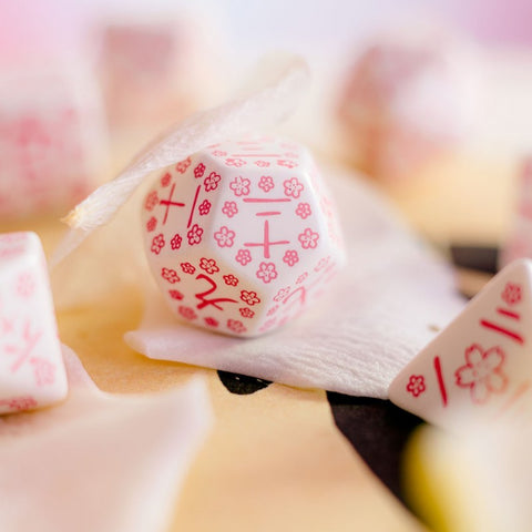 Japanese Cherry Blossoms Petals Dice st