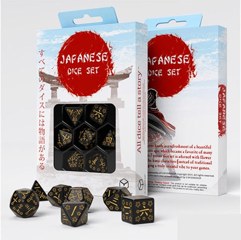 Japanese Dice Set Deep Night Firefly