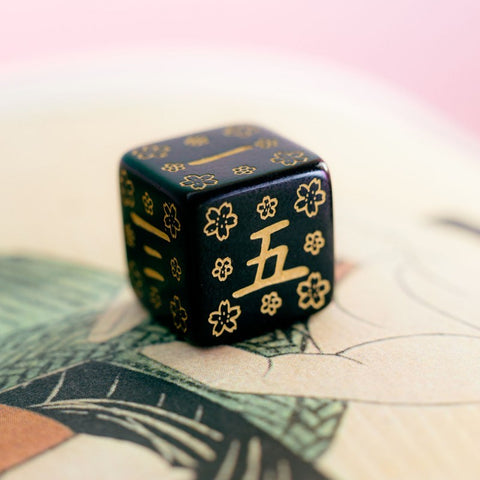 Japanese Dice Set Deep Night Firefly