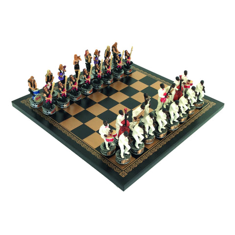 JAZZ VS ROCK Chess Set