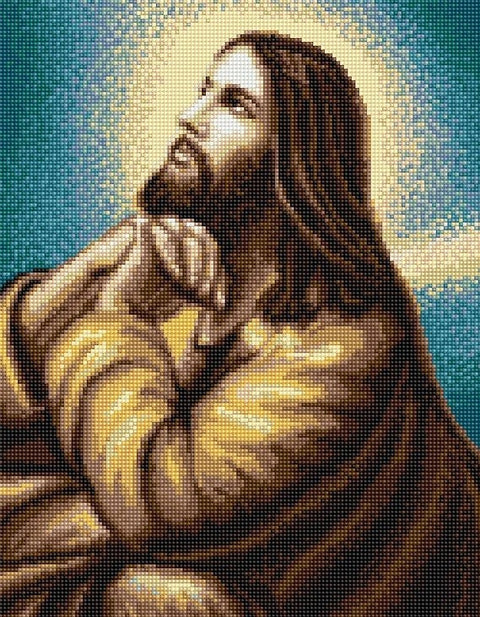 Jesus's Prayer SB306 - Cross Stitch Kit by Luca-s