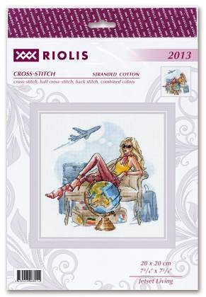 Jetset Living. Cross Stitch kit by RIOLIS Ref. no.: 2013