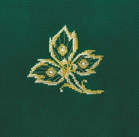 Jewelry Leaf SANZ-24 - Cross Stitch Kit by Andriana