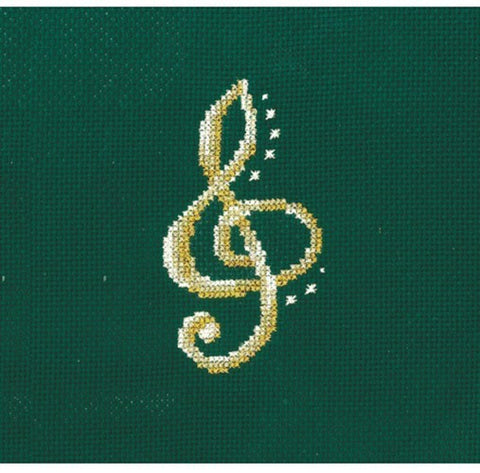 Jewelry Treble Clef SANZ-29 - Cross Stitch Kit by Andriana