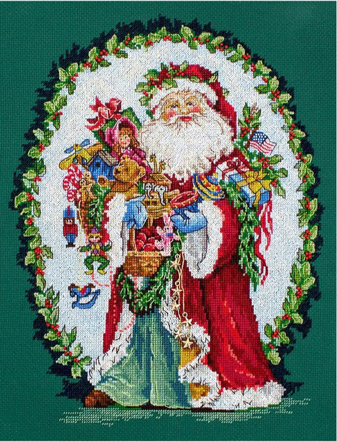 Siuvinėjimo rinkinys Jolly Saint Nick SLETIL8005