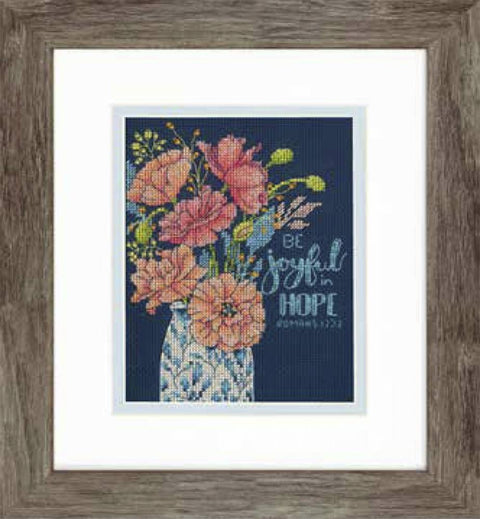 Joyful Floral (12 x 17 cm) - Cross Stitch Kit by DIMENSIONS