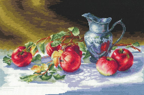 Juicy Apples SANS-27 - Cross Stitch Kit by Andriana