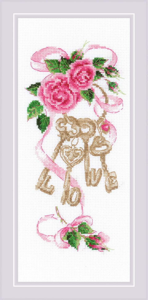 Keys to Happiness cross stitch kit by RIOLIS Ref. no.: 1930