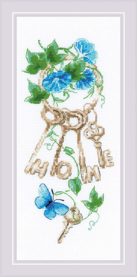 Keys to Home cross stitch kit by RIOLIS Ref. no.: 1929