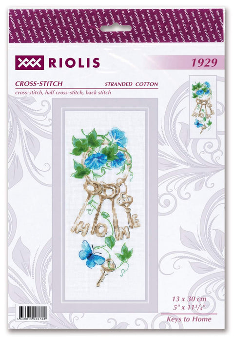 Keys to Home cross stitch kit by RIOLIS Ref. no.: 1929