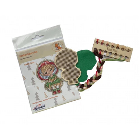 Cross Stitch Embroidery Kit with DMC Cotton Floss