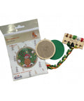 Christmas Deer Cross Stitch Ornament Kit