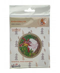 Winter Wreath Ornament Embroidery Kit