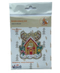 Christmas Embroidery Kit Cozy Winter House