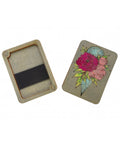 Wooden Needle Case Gray